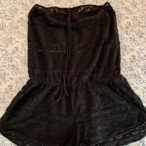 Victoria’s Secret crochet swim cover up romper